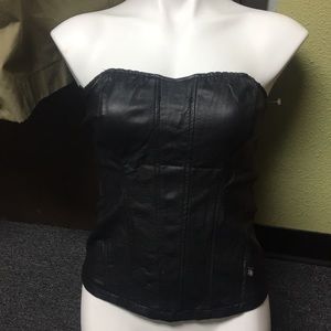 Strapless Leather Intimate/ Corset